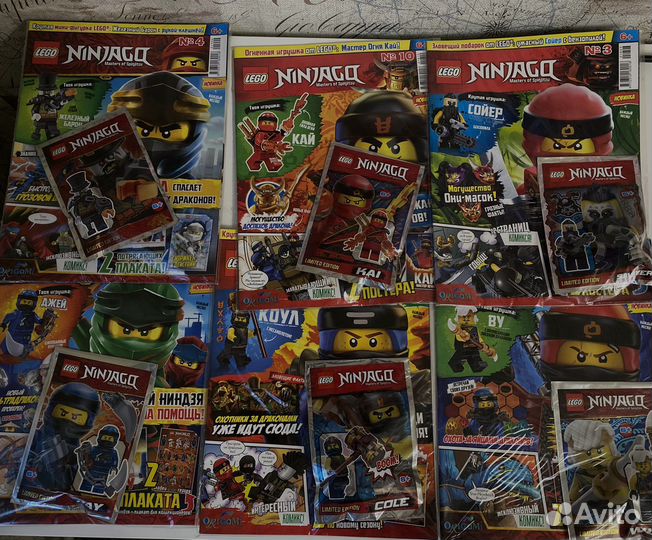 Lego Ninjago журналы