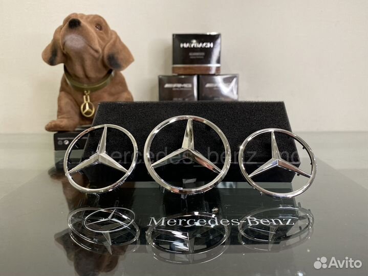 Эмблема на руль звезда Мерседес Бенц
