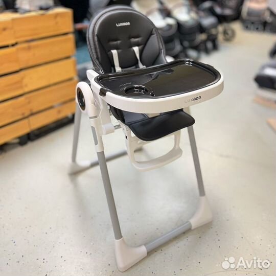 Стульчик-шезлонг для кормления экокожа