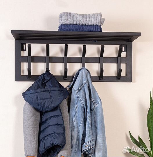 Вешалка настенная в стиле лофт