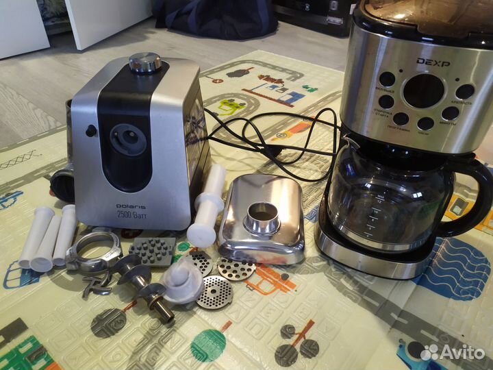 Мясорубка и кофемашина