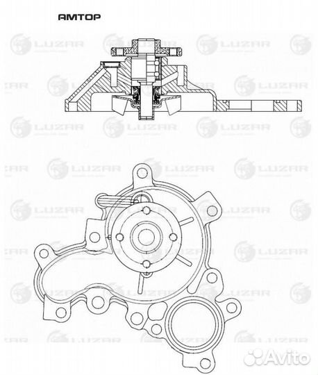 Luzar LWP 1946 Помпа Luzar LWP 1946