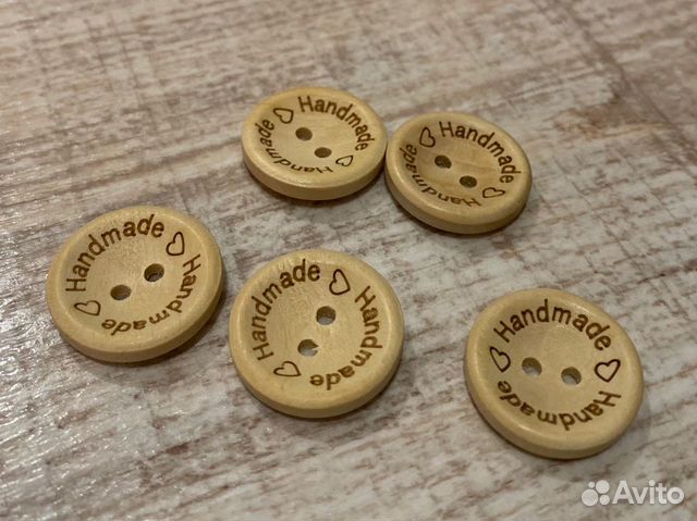 Пуговицы деревянные Handmade