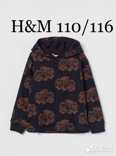 H&M 110/116 см худи/Толстовка с принтом