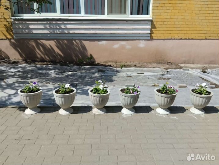 Вазы из бетона