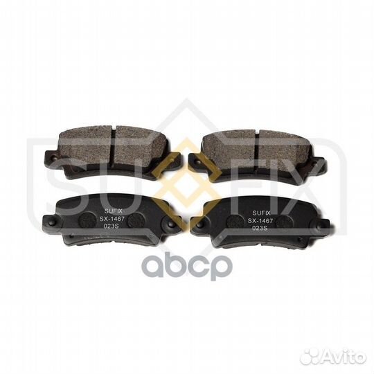 Дисковые тормозные колодки зад прав/лев SX1