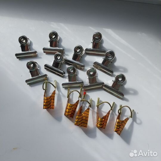 Формы и зажимы для наращивания ногтей
