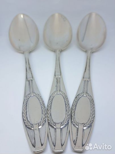 Ложки столовые 2 шт Германия, серебро 800