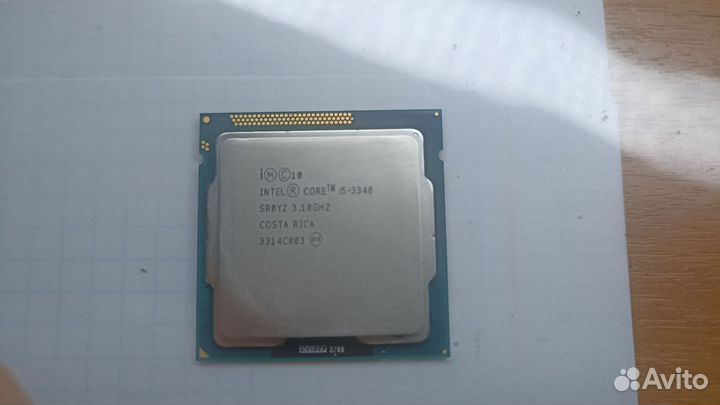 Процессор intel core i5 3340