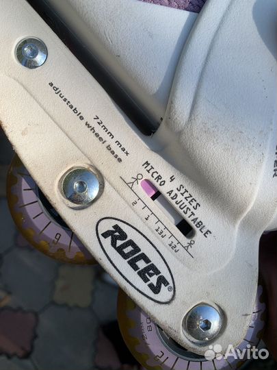 Роликовые коньки детские раздвижные