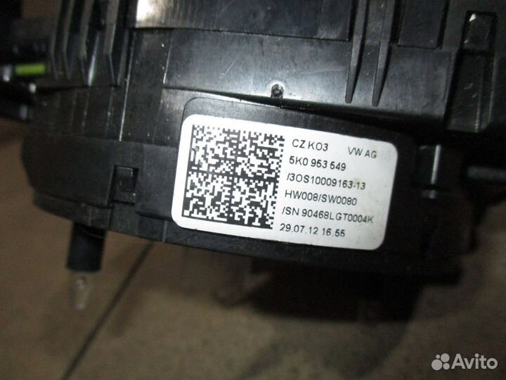 Механизм подрулевой SRS VW Jetta 6 (1B)