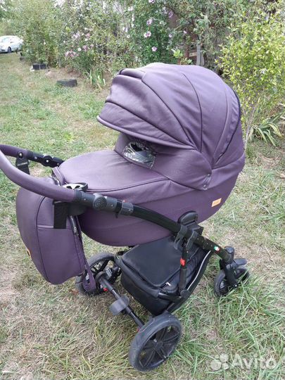 Коляска Ray Eterno Ecco 2 в 1, цвет слива