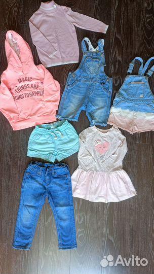 Пакет одежды для девочки 2-3 года