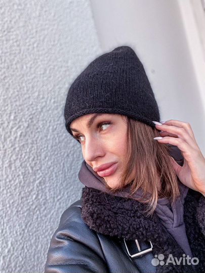 Шапка бини пух норки