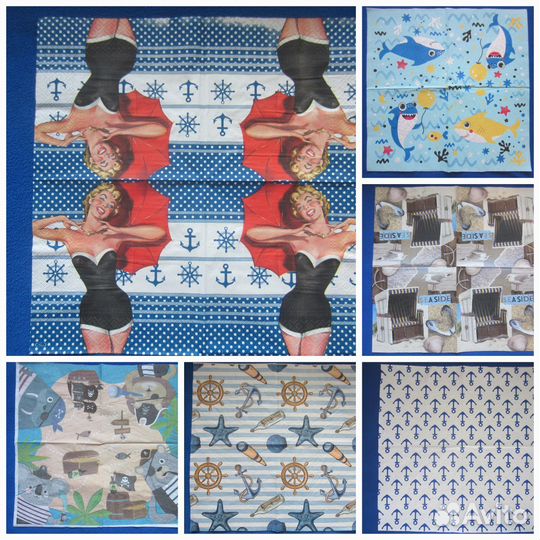 Салфетки для декупажа море