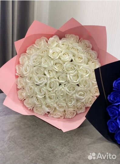 Букет из мыльных роз 51шт