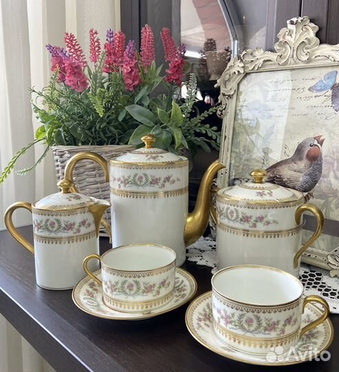 Чайный сервиз Limoges Франция 1930-1941