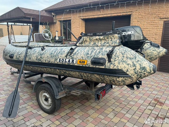 Надувная лодка Солар 4.2 К