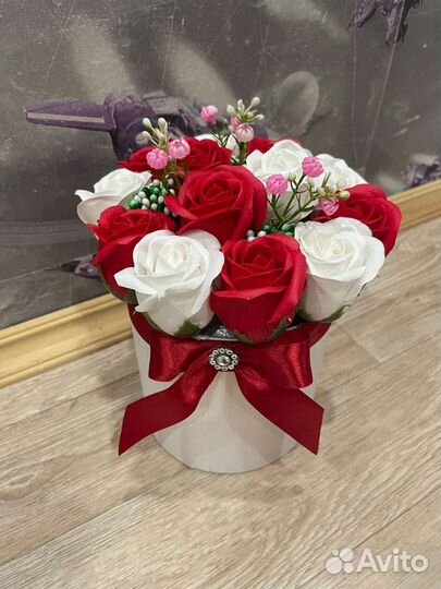 Букет из мыльных цветов