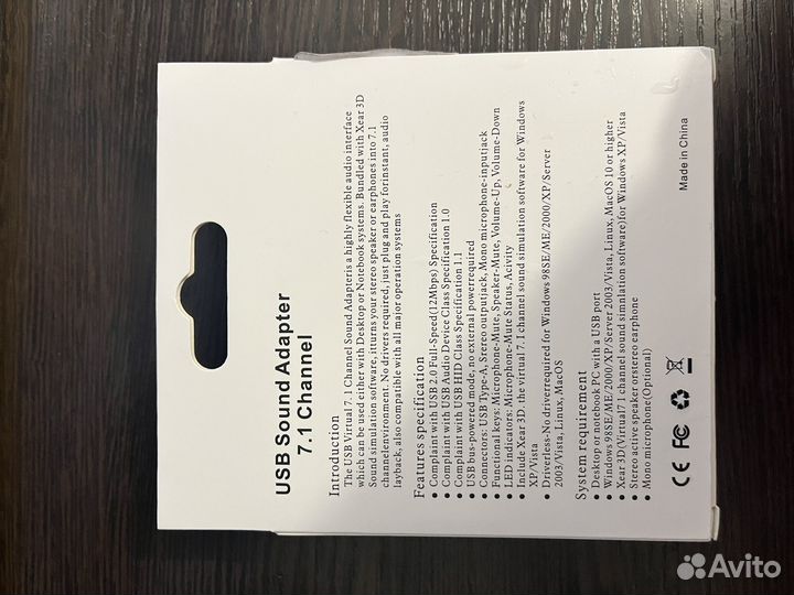 Usb адаптер переходник для микрофона и наушников