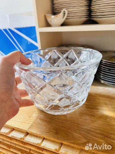 Салатник хрусталь СССР