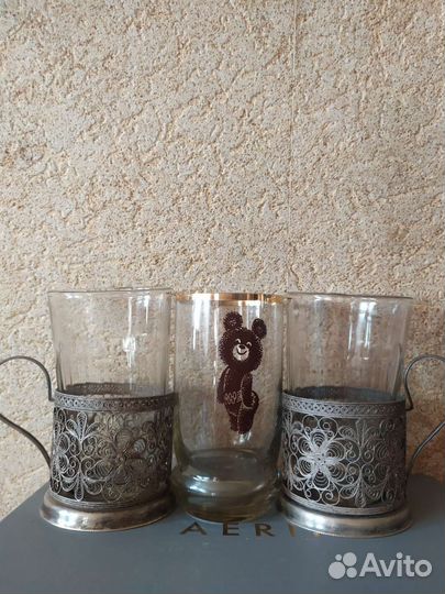 Подстаканники СССР скань