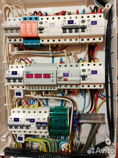 Услуги электрика монтаж