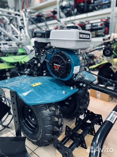 Мотоблок Honda GX270 9лс, 6 скоростей+ Косилка