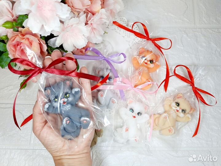 Котята мыло ручной работы