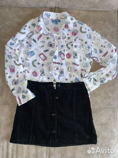 Вещи пакетом на девочку 134-140