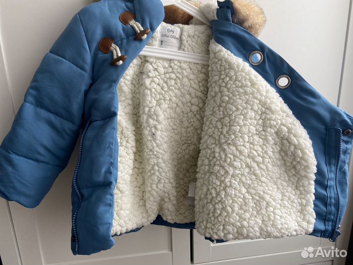 Зимняя куртка для мальчика 92 vertbaudet Франция