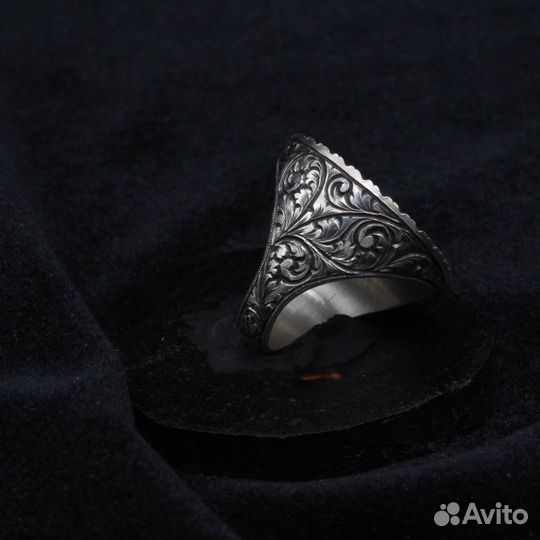 Перстень Ручной работы из серебра