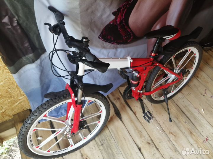 Складной двухподвес, литые диски