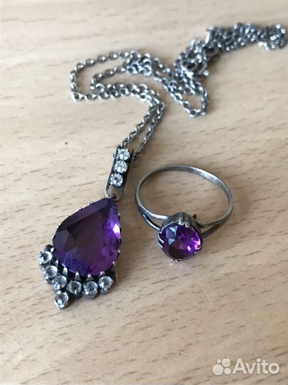 Кулон серебро СССР