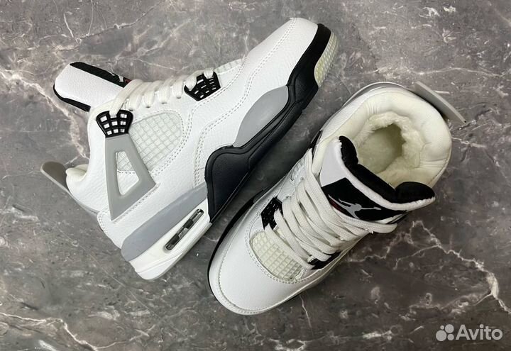 Кроссовки nike air jordan 4 зимние