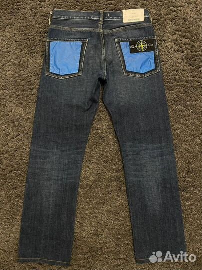 Джинсы stone island blue