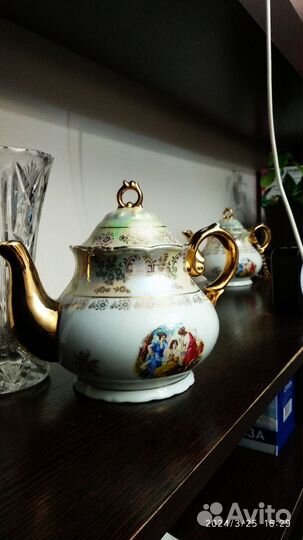 Чайник заварочный фарфоровый гдр