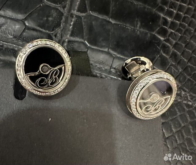 Запонки Зол.с Бр. Breguet и Girard Perregaux