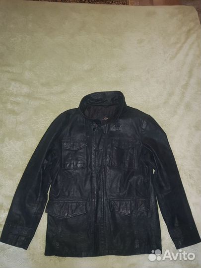 Кожаная куртка мужская