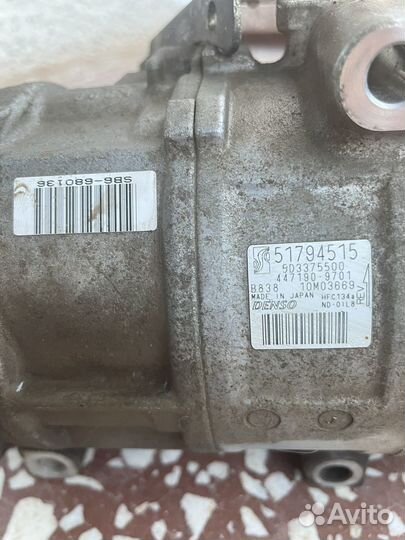 Компрессор кондиционера fiat linea t-jet