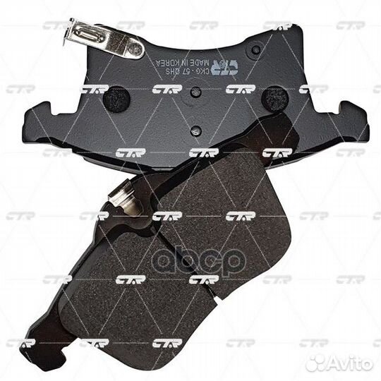 CKG-57 Колодки тормозные дисковые перед G