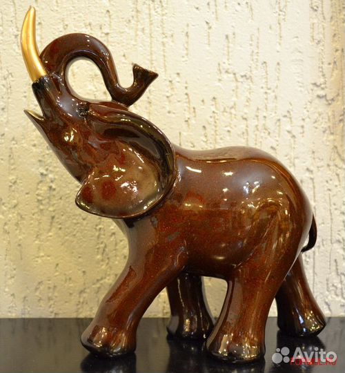 184632 Статуэтка Авторская работа Мраморный слон