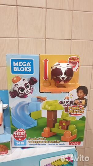 Развивающие игрушки mega bloks 1 год 2 года 3