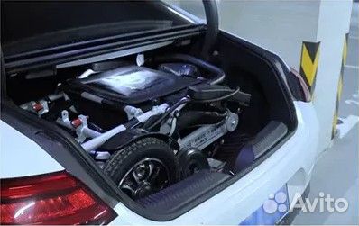 Новая электрическая инвалидная коляска складная