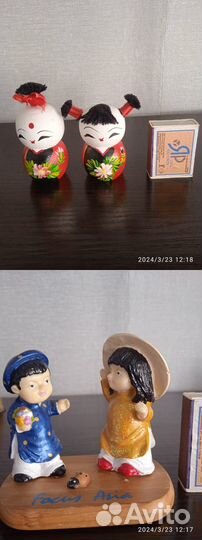 Парные фигурки Япония, Корея