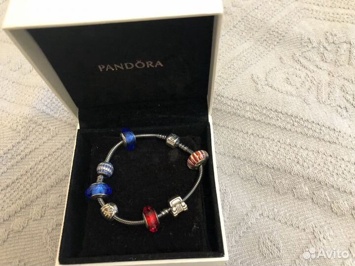 Браслет, шармы Pandora, оригинал