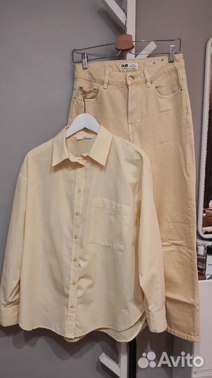 Джинсы и рубашка S