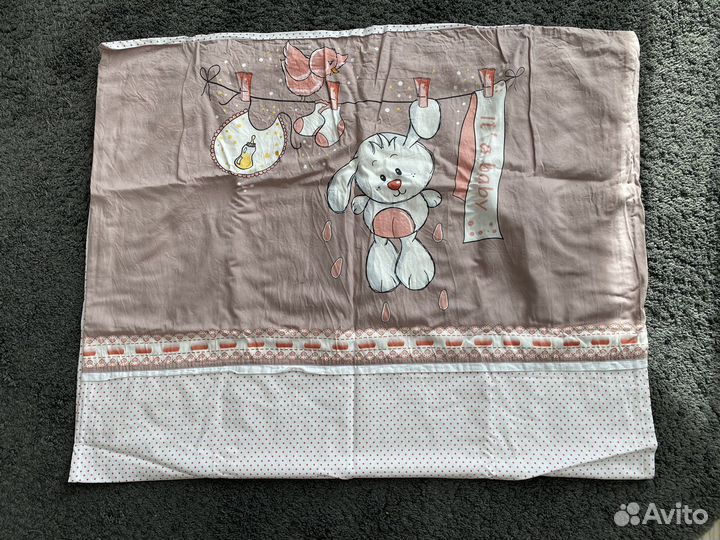 Пододеяльник детский и 2 наволочки новые
