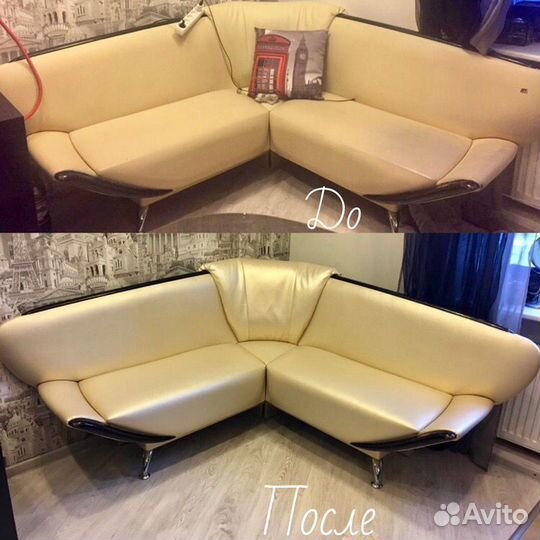 Перетяжка и замена обивки диванов из шеннила