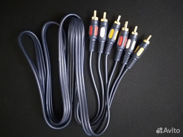 Кабель 3 RCA - 3 RCA 1.5м